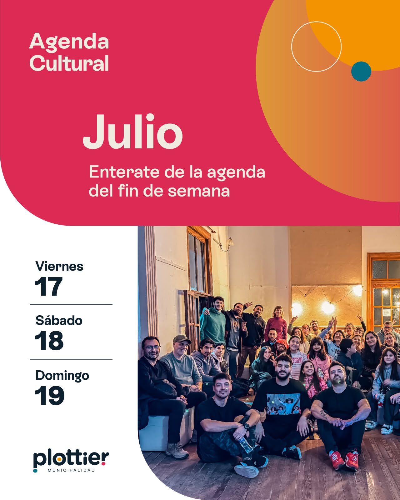Propuestas culturales y ferias para el fin de semana en Plottier